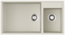 Мойка кухонная Omoikiri Tedori 85-2-U WH 4993943 Tetogranit, белый