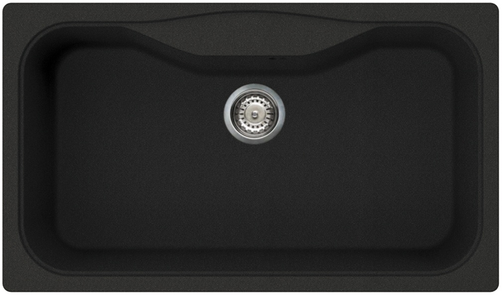 Мойка кухонная Omoikiri Maru 86 BL 4993138 Tetogranit, черный