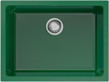 Мойка кухонная Omoikiri Okinoshima 61-U/I RG Glossy 4911263 Natceramic, royal green