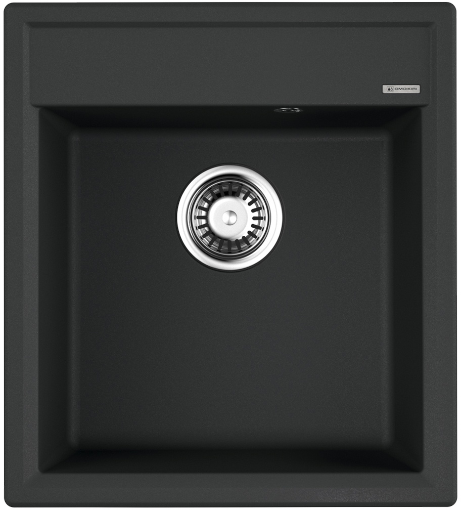 Мойка кухонная Omoikiri Daisen 46 BL 4993614 Artgranit, черный