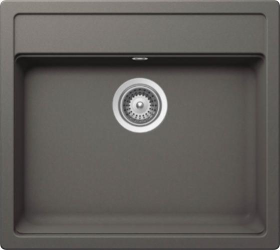 Мойка кухонная Schock Vero 60 700987 Cristadur, серебристый камень