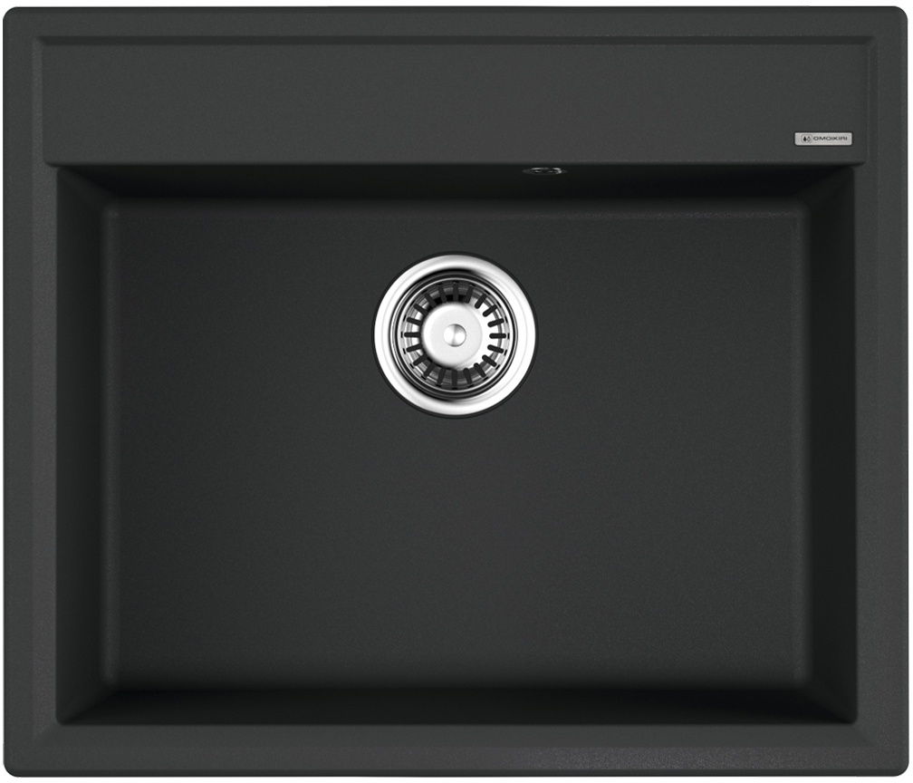 Мойка кухонная Omoikiri Daisen 60 BL 4993622 Artgranit, черный
