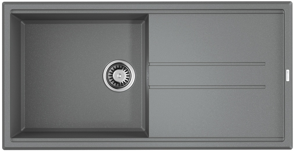 Мойка кухонная Omoikiri Tedori 100 GR 4993567 Tetogranit, leningrad grey