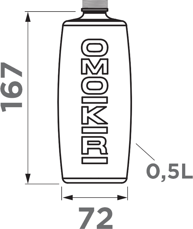 Колба Omoikiri 4956829 для встраиваемого дозатора
