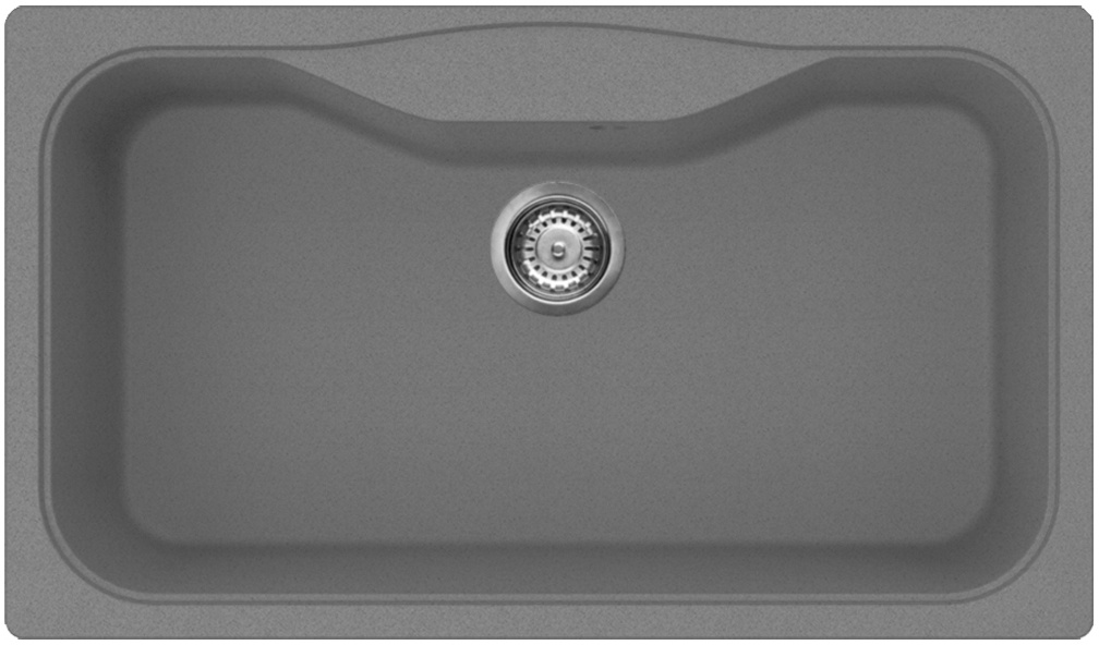 Мойка кухонная Omoikiri Maru 86 GR 4993574 Tetogranit, leningrad grey