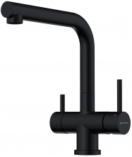 Смеситель Omoikiri Takamatsu-S GB 4994358 для кухонной мойки, графит