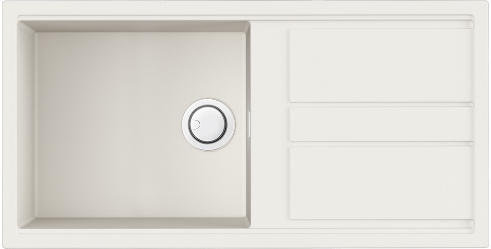 Мойка кухонная Omoikiri Kitagawa 100 WH 4993787 Artceramic, белый
