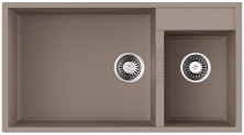 Мойка кухонная Omoikiri Tedori 85-2-U SA 4993942 Tetogranit, бежевый