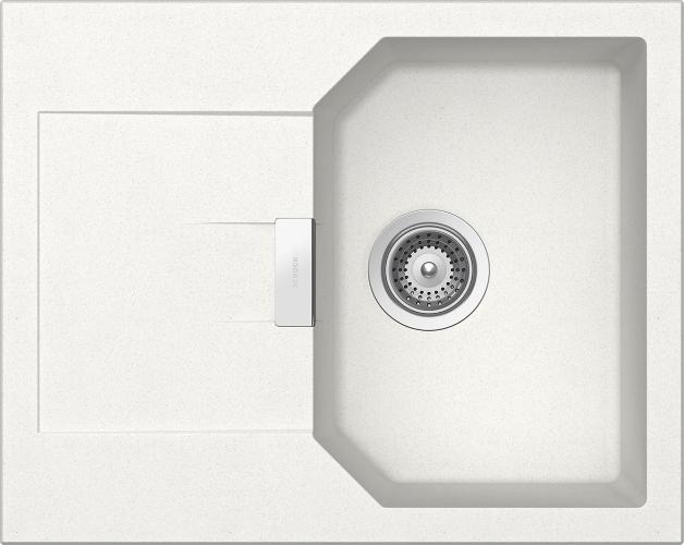 Мойка кухонная Schock Manhattan 40D 700578 Cristalite, альпина
