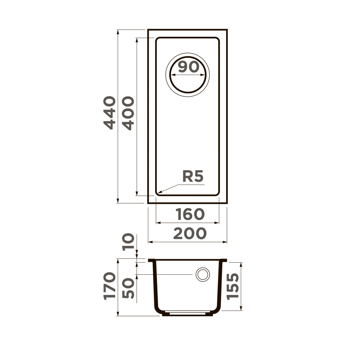 Мойка кухонная Omoikiri Bosen 20-U WH 4993156 Tetogranit, белый