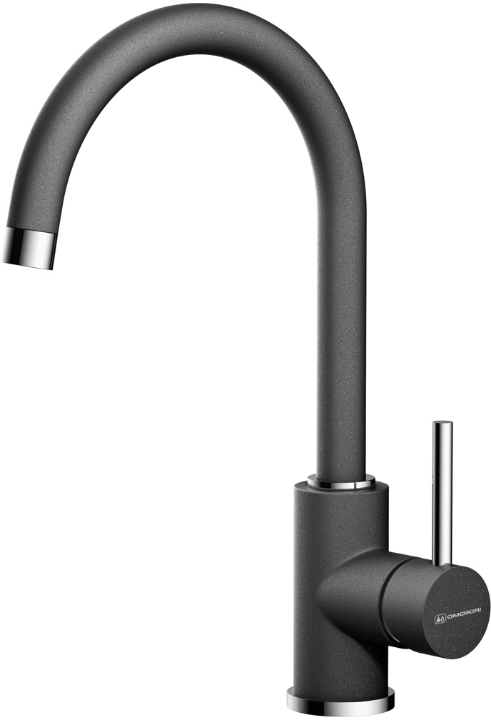 Смеситель Omoikiri Shinagawa BL 4994106 для кухонной мойки, черный