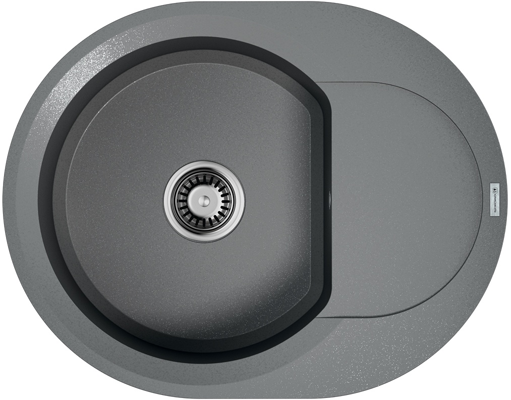 Мойка кухонная Omoikiri Sakaime 60E GR 4993544 Tetogranit, leningrad grey