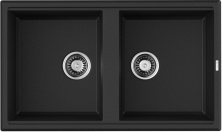 Мойка кухонная Omoikiri Tedori 86-2 BL 4993924 Tetogranit, черный
