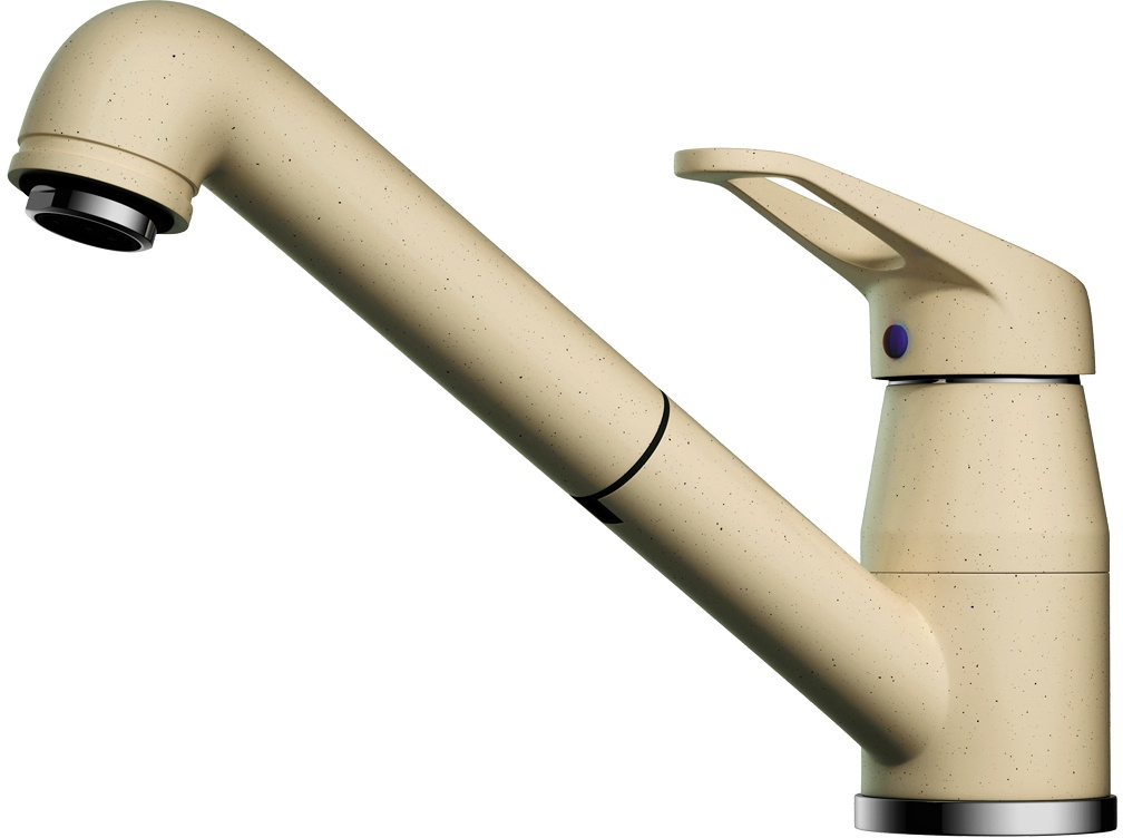 Смеситель Omoikiri Tateyama-S MA 4994175 для кухонной мойки, марципан