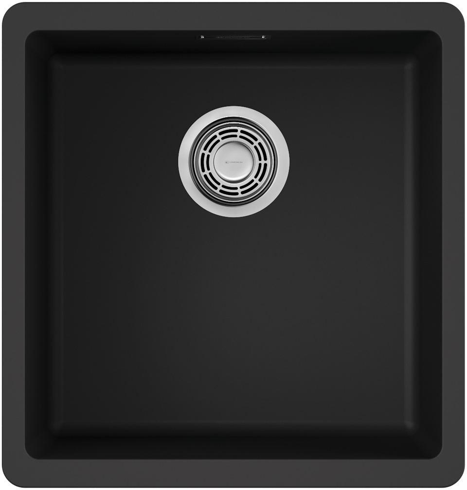 Мойка кухонная Omoikiri Kata 40-U BL 4993396 Artgranit, черный