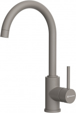Смеситель Omoikiri Shinagawa P GR 4974160 для кухонной мойки, leningrad grey