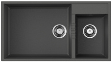 Мойка кухонная Omoikiri Tedori 85-2-U PL 4993947 Tetogranit, платина