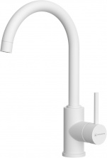 Смеситель Omoikiri Shinagawa P WH 4974108 для кухонной мойки, белый