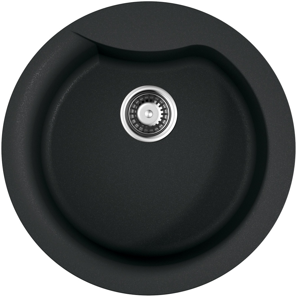 Мойка кухонная Omoikiri Yasugata 48R BL 4993130 Tetogranit, черный