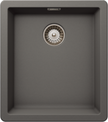 Мойка кухонная Schock Greenwich 45U 700975U Cristadur, серебристый камень