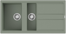 Мойка кухонная Omoikiri Kitagawa 100-2 WG 4993252 Artceramic, wind green