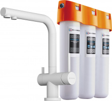 Комплект Omoikiri Nagano P WH с фильтром Pure Drop Lite 4054.8028P для кухни, белый
