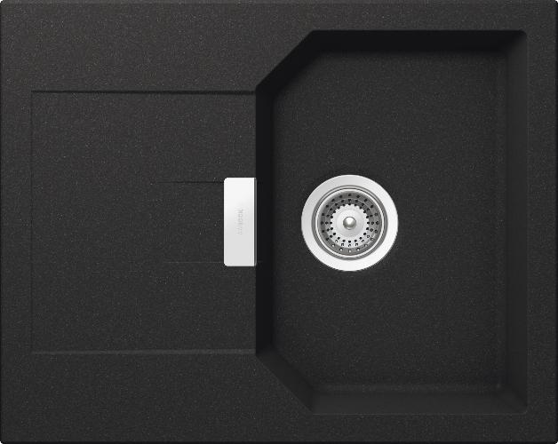 Мойка кухонная Schock Manhattan 40D 700573 Cristalite, оникс