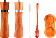 Набор мельниц Omoikiri GR-02-SET WD 4911413 для специй на подставке, wood