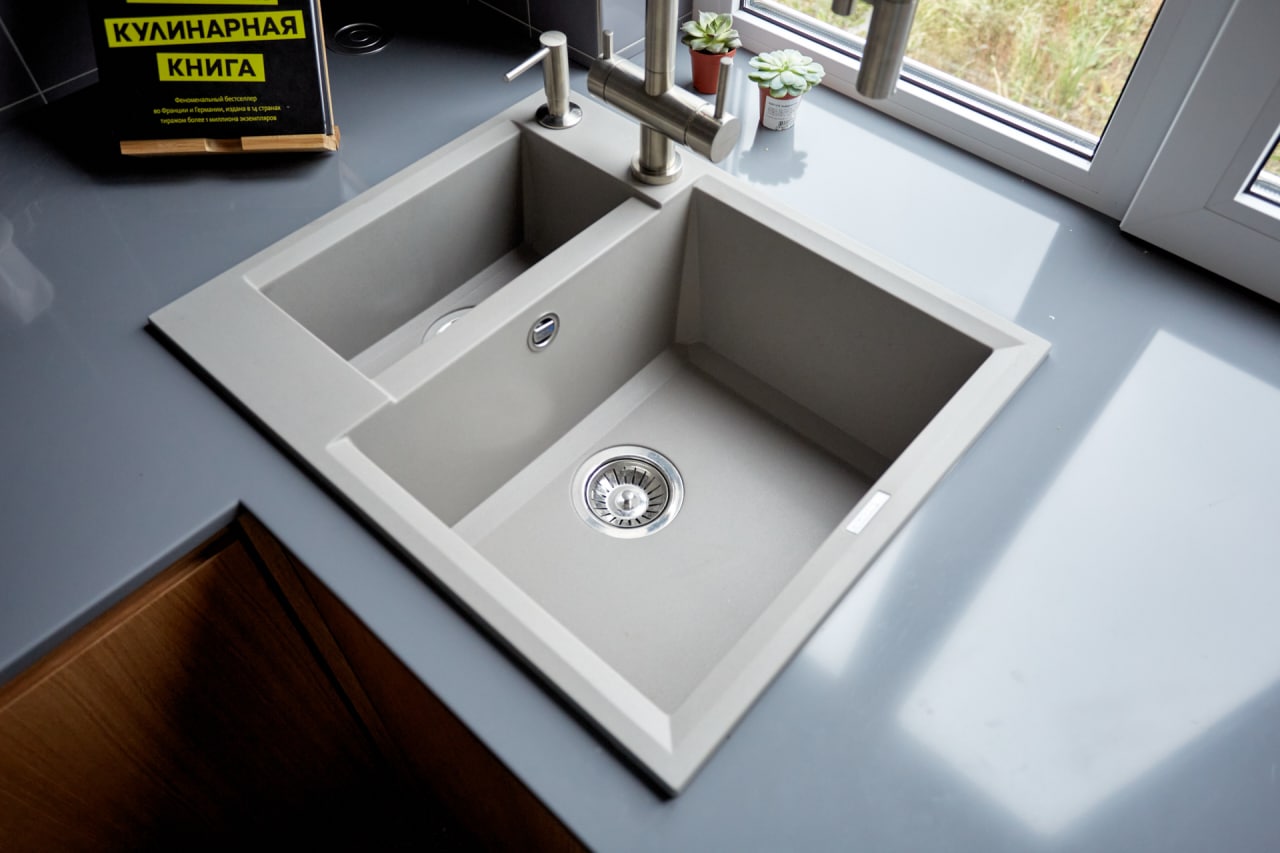 Мойка кухонная Omoikiri Sakaime 60-2 GR 4993554 Tetogranit, leningrad grey