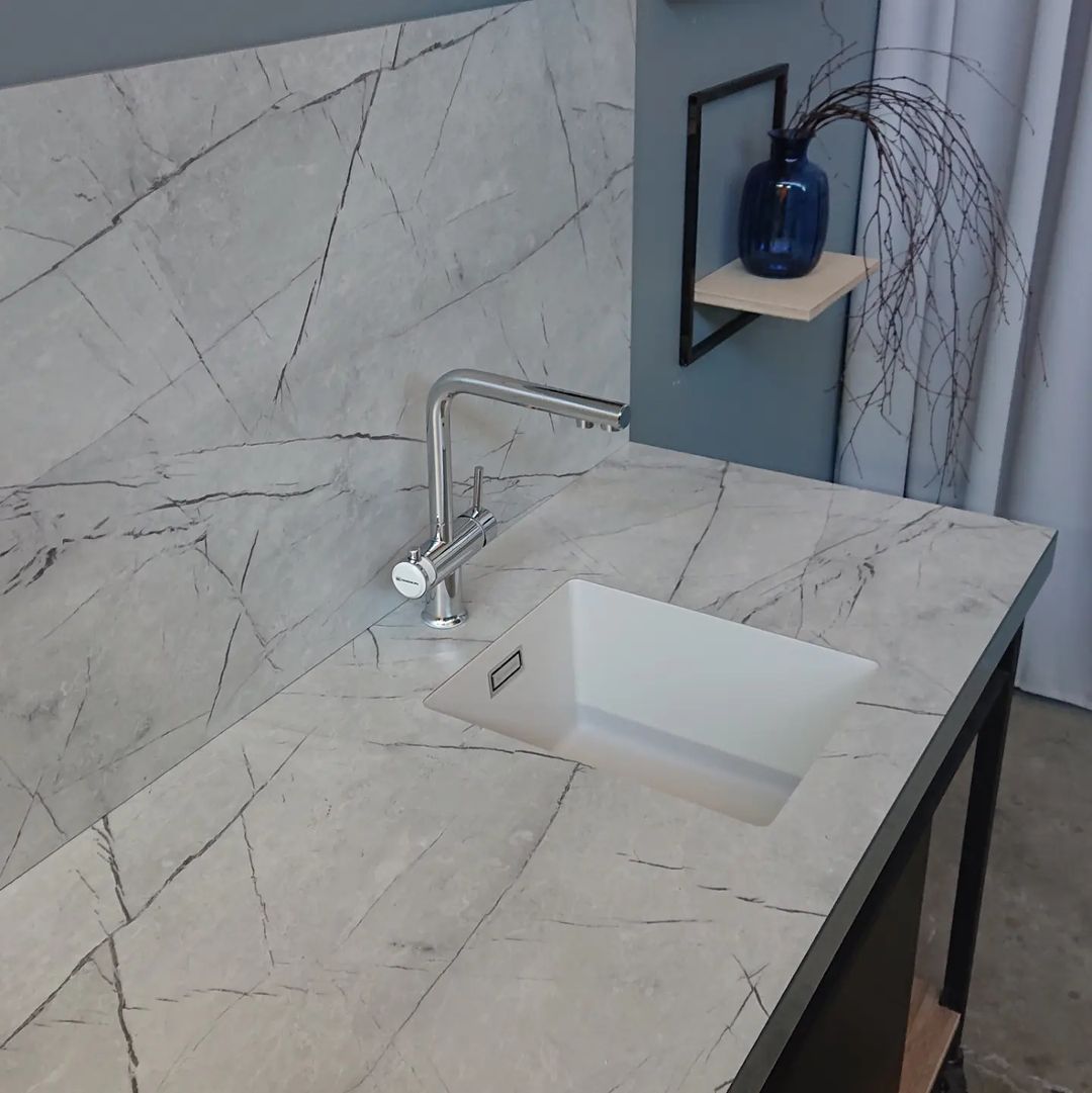 Мойка кухонная Omoikiri Kata 34-U PA 4993379 Artgranit, пастила