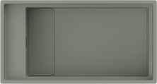 Мойка кухонная Omoikiri Kinaru Pro 86-U/I WG 4993202 Artceramic, wind green