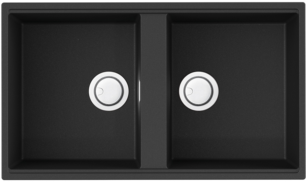 Мойка кухонная Omoikiri Kitagawa 83-2-U GB 4993811 Artceramic, графит