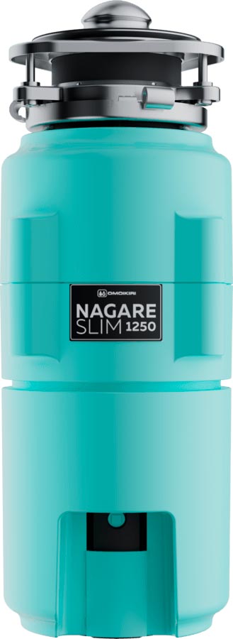 Измельчитель пищевых отходов Omoikiri Nagare Slim 1250 AZ 4995066 для кухонной мойки, магнитный мотор