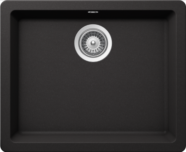 Мойка кухонная Schock Quadro 60 701047 Cristalite, неро