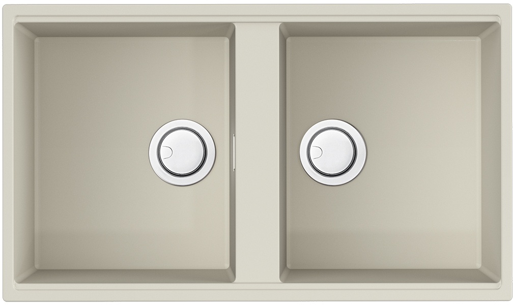 Мойка кухонная Omoikiri Kitagawa 83-2-U WH 4993809 Artceramic, белый