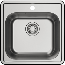 Мойка кухонная Omoikiri Notoro 48 SI Matt 4997437 из нержавеющей стали, silver matt