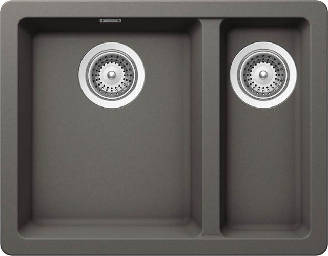 Мойка кухонная Schock Soho 60 Plus 700986 Cristadur, серебристый камень