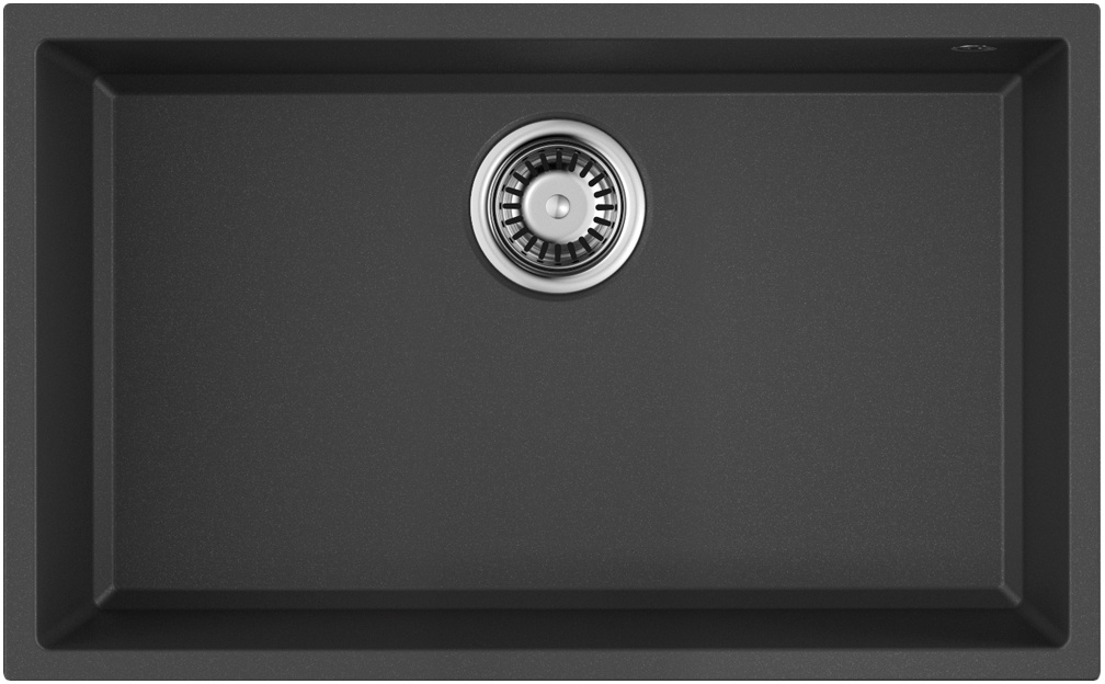 Мойка кухонная Omoikiri Tedori 66-U BL 4993972 Tetogranit, черный