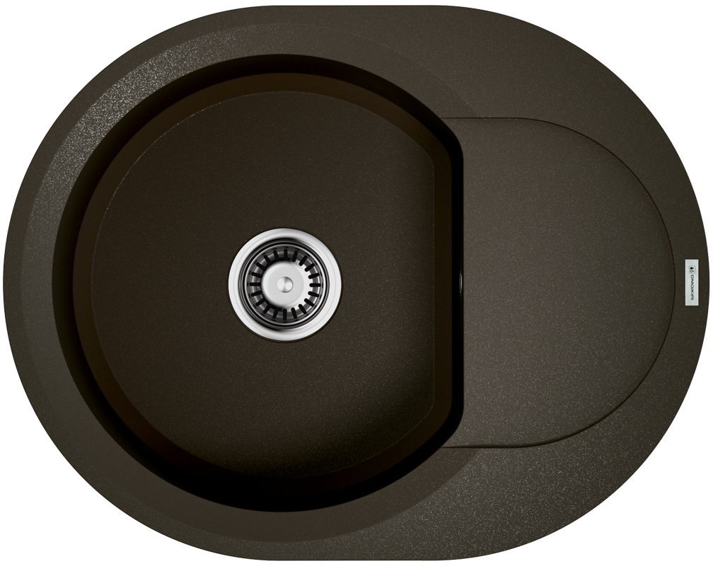 Мойка кухонная Omoikiri Sakaime 60E DC 4993205 Tetogranit, темный шоколад