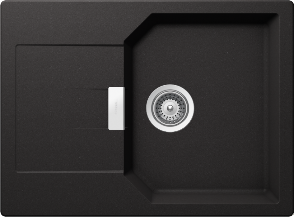 Мойка кухонная Schock Manhattan 40D 700583 Cristalite, неро