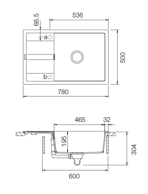 Мойка кухонная Schock Optima 60D Max 701020 Cristalite, баварский камень