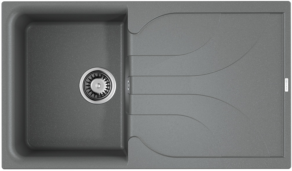 Мойка кухонная Omoikiri Yasugata 86 GR 4993546 Tetogranit, leningrad grey