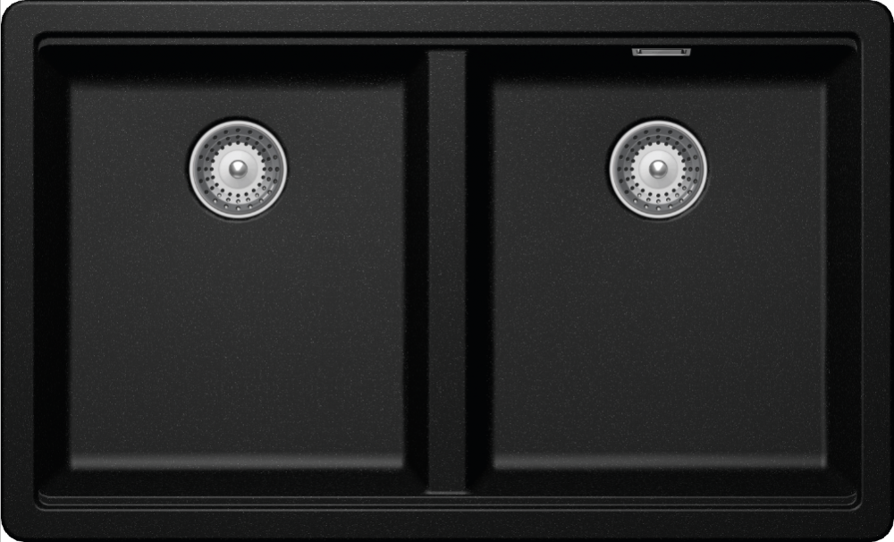 Мойка кухонная Schock Greenwich 80-2 701066 Cristadur, магма