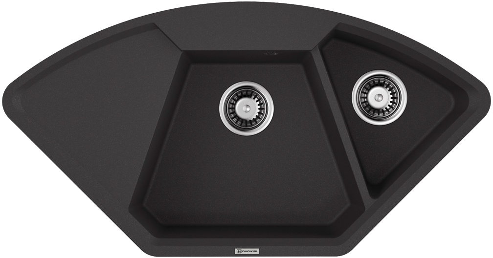 Мойка кухонная Omoikiri Yonaka 98-C BL 4993716 Artgranit, черный