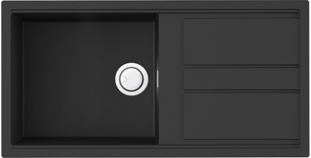 Мойка кухонная Omoikiri Kitagawa 100 GB 4993786 Artceramic, графит