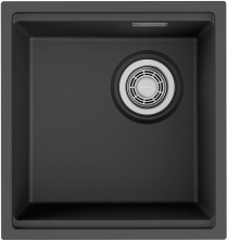 Мойка кухонная Omoikiri Yoru 42-U Side BL 4997338 Artgranit, черный