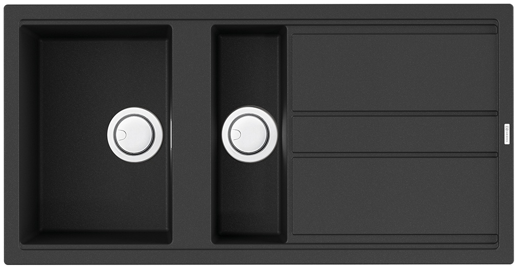 Мойка кухонная Omoikiri Kitagawa 100-2 GB 4993805 Artceramic, графит