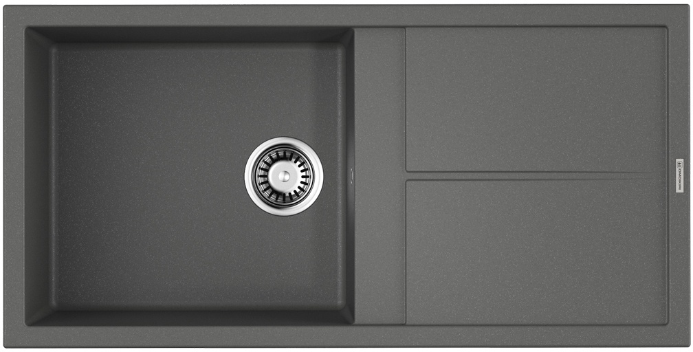 Мойка кухонная Omoikiri Sumi 100 PL 4993659 Tetogranit, платина