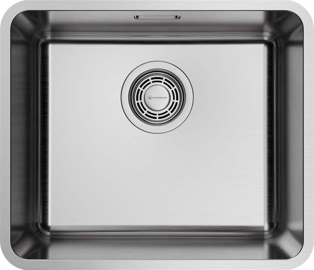 Комплект мойка Omoikiri Omi 43-U/I Ultra Mini IN со смесителем Tonami BN 7402.4018, нержавеющая сталь