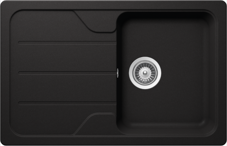 Мойка кухонная Schock Formhaus 45D 701056 Cristalite, неро